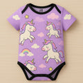 Born to Sparkle Unicorn Baby Romper Jersey
