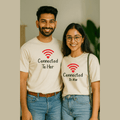 Couple T Shirts with Love Quotes – Valentine Matching Cotton Tees