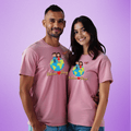 Couple T Shirts Valentine Love – Heart Print Matching Tees