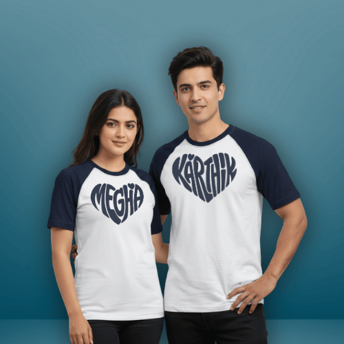 Couple T Shirts Heartbeat Couple Theme – Valentine Wear