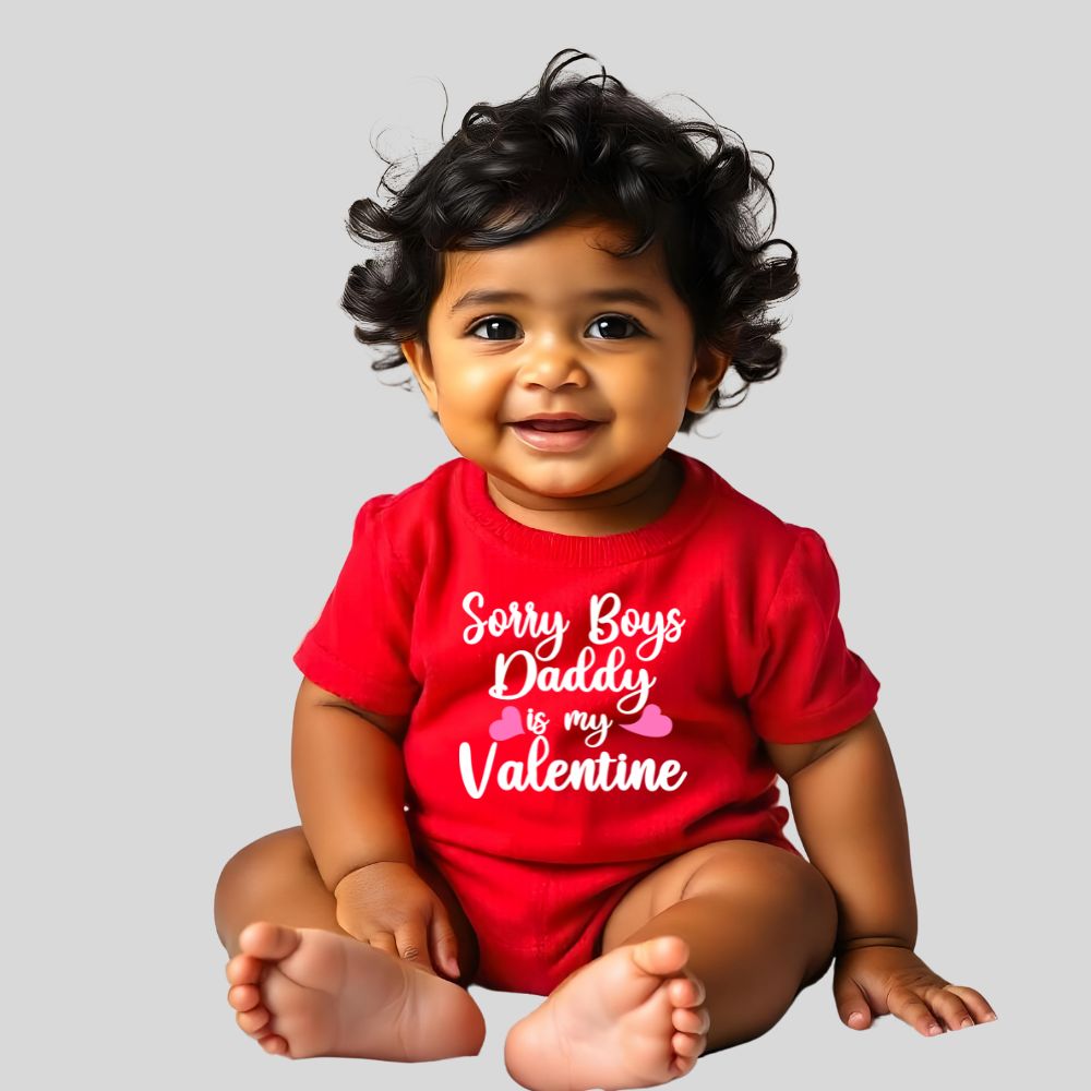 Daddy's Little Valentine - Custom Rompers