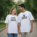 Couple T Shirts Love Story Print – Valentine Day Matching Wear