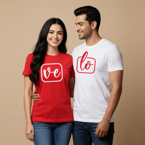 Couple T Shirts Love Pair Design – Valentine Day Special