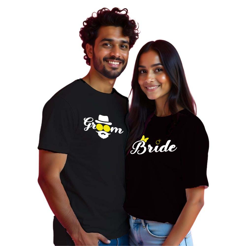 Bride Groom Couple Tshirts