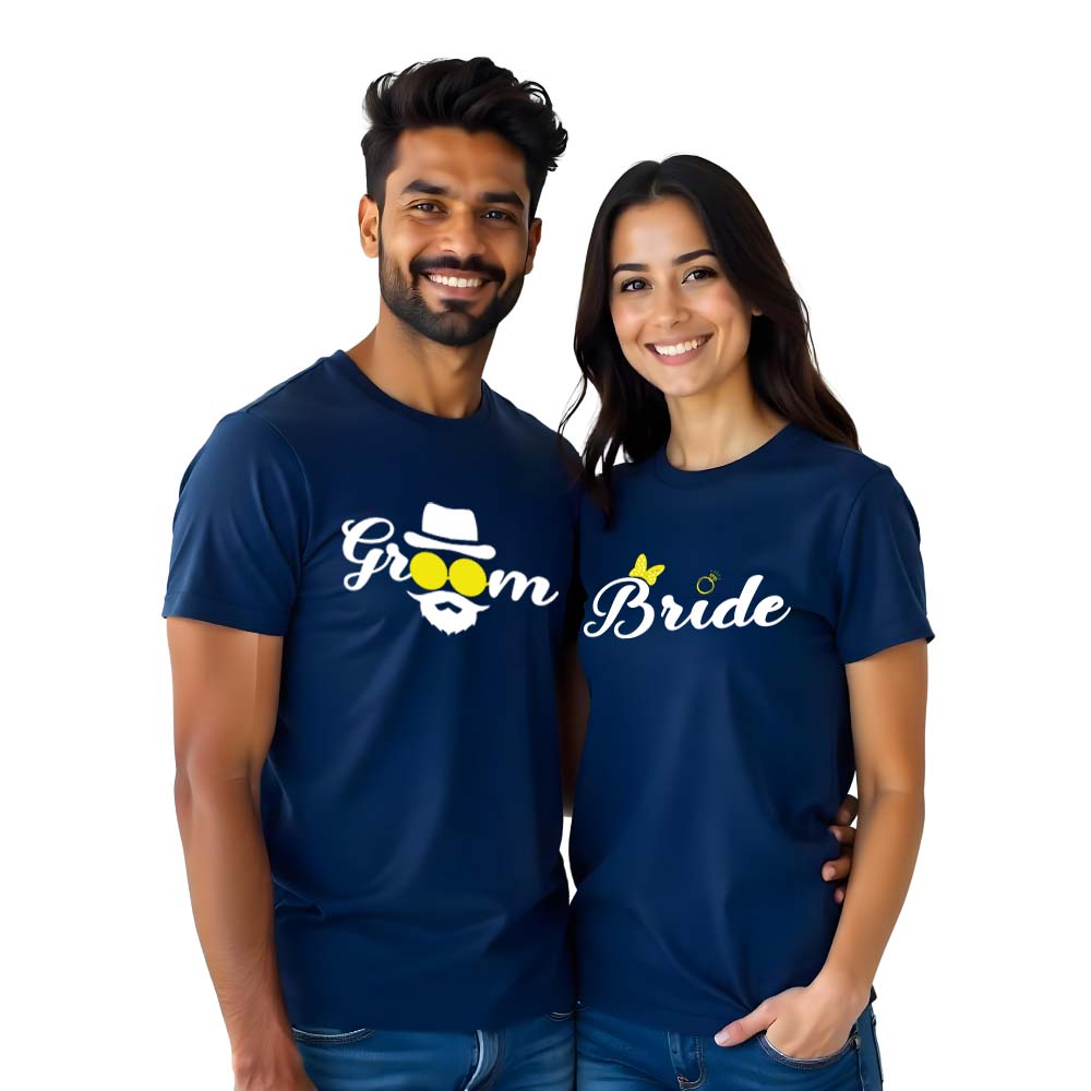 Bride Groom Couple Tshirts