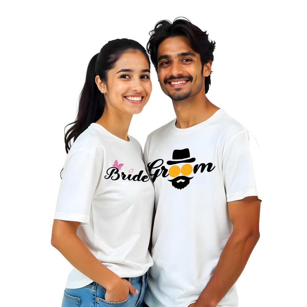 Bride Groom Couple Tshirts