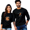 Full Sleeve Couple Printed T Shirt