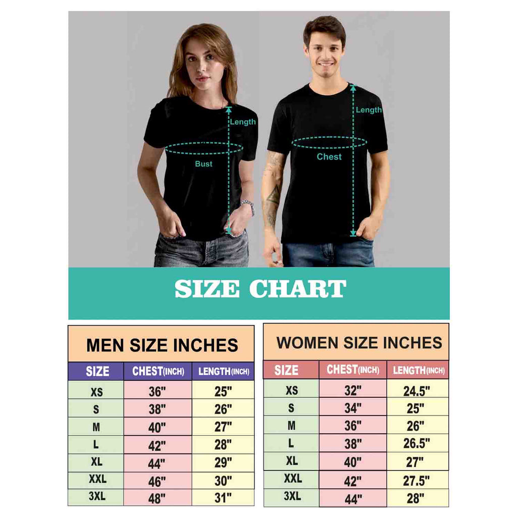 Mr Right & Mrs Always Right Half Sleeve Couple Print T Shirt
