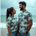 Tropical Couple Tshirts - Green