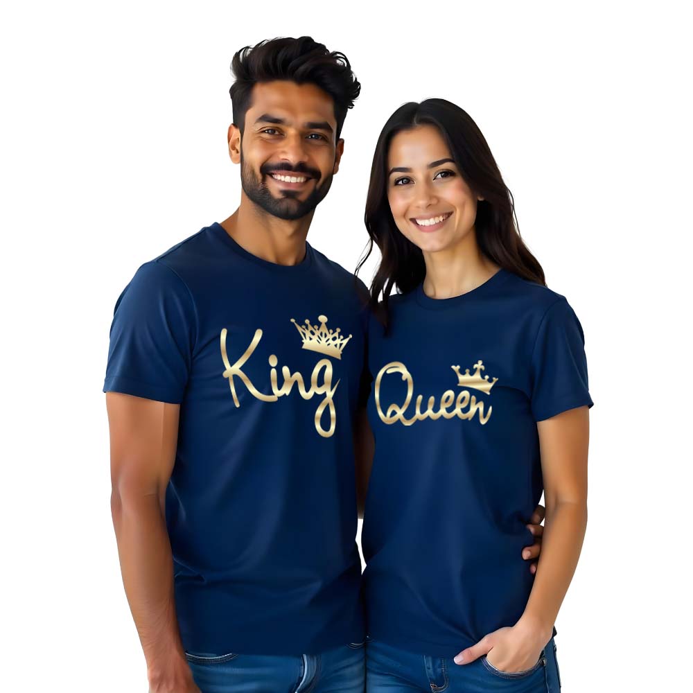 King Queen Couple Tshirts