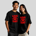 Love is in the Air - Custom Year - Lovely Oversized Couple Tees