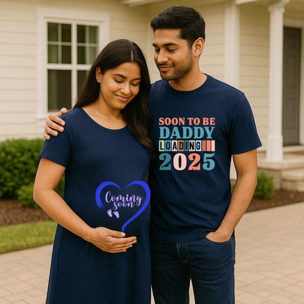 Future Daddy Tee & Mommy Maternity Dress – 2025 Arrival Edition