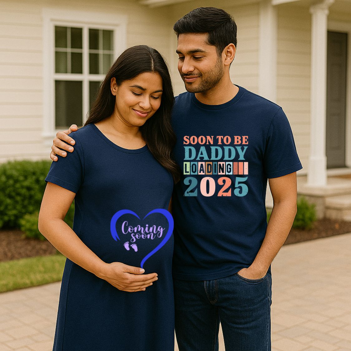 Future Daddy Tee & Mommy Maternity Dress – 2025 Arrival Edition