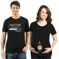 Peek-a-Boo Dad Loading Maternity Couple Tshirts
