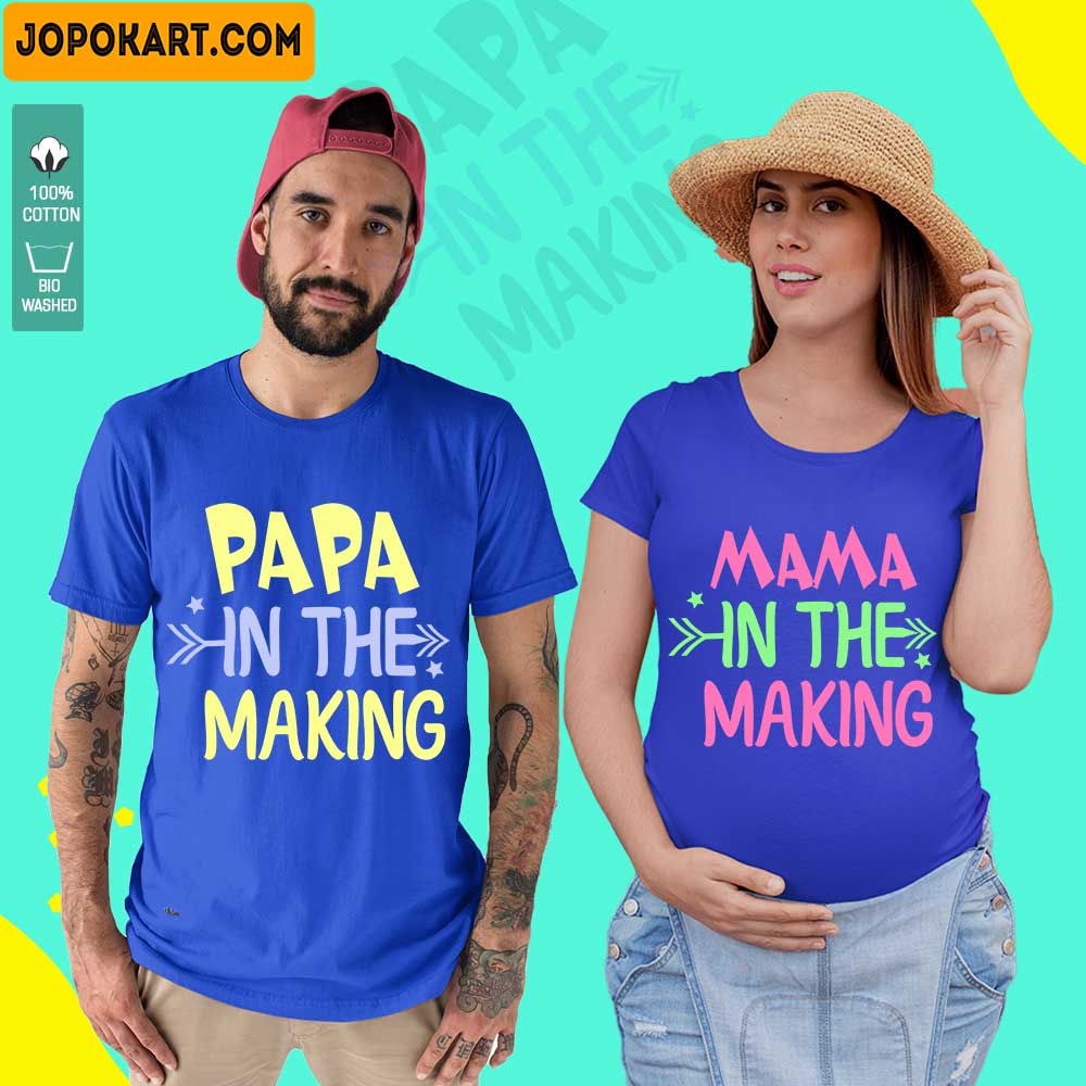 Soon to be Mom Dad Maternity Couple Tshirts