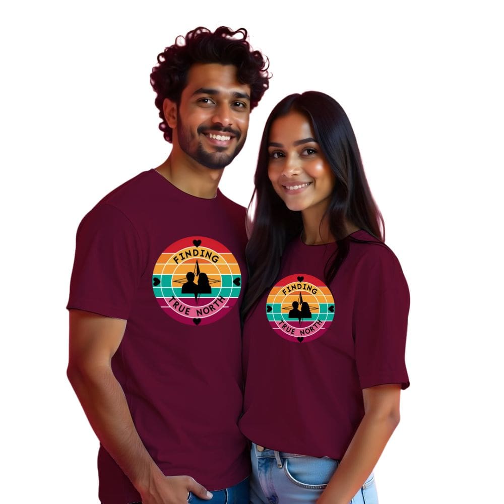Finding True North Couple Tshirts