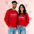 Hubby Wifey Est. Couple Sweatshirts