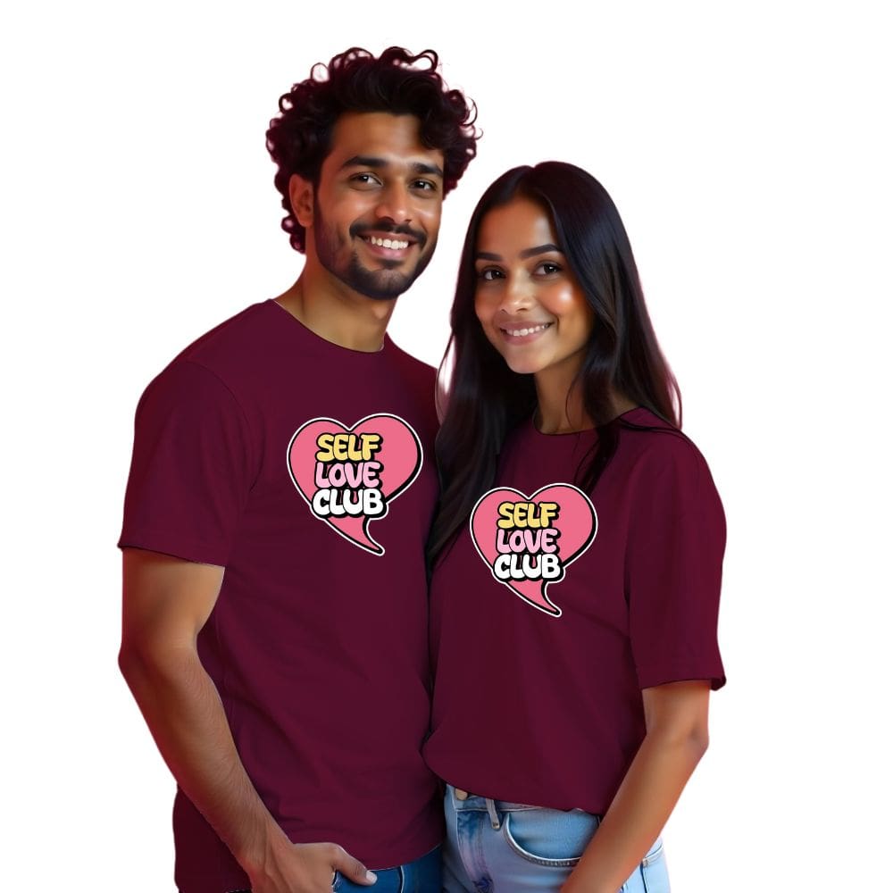 Self Love Club Couple Tshirts