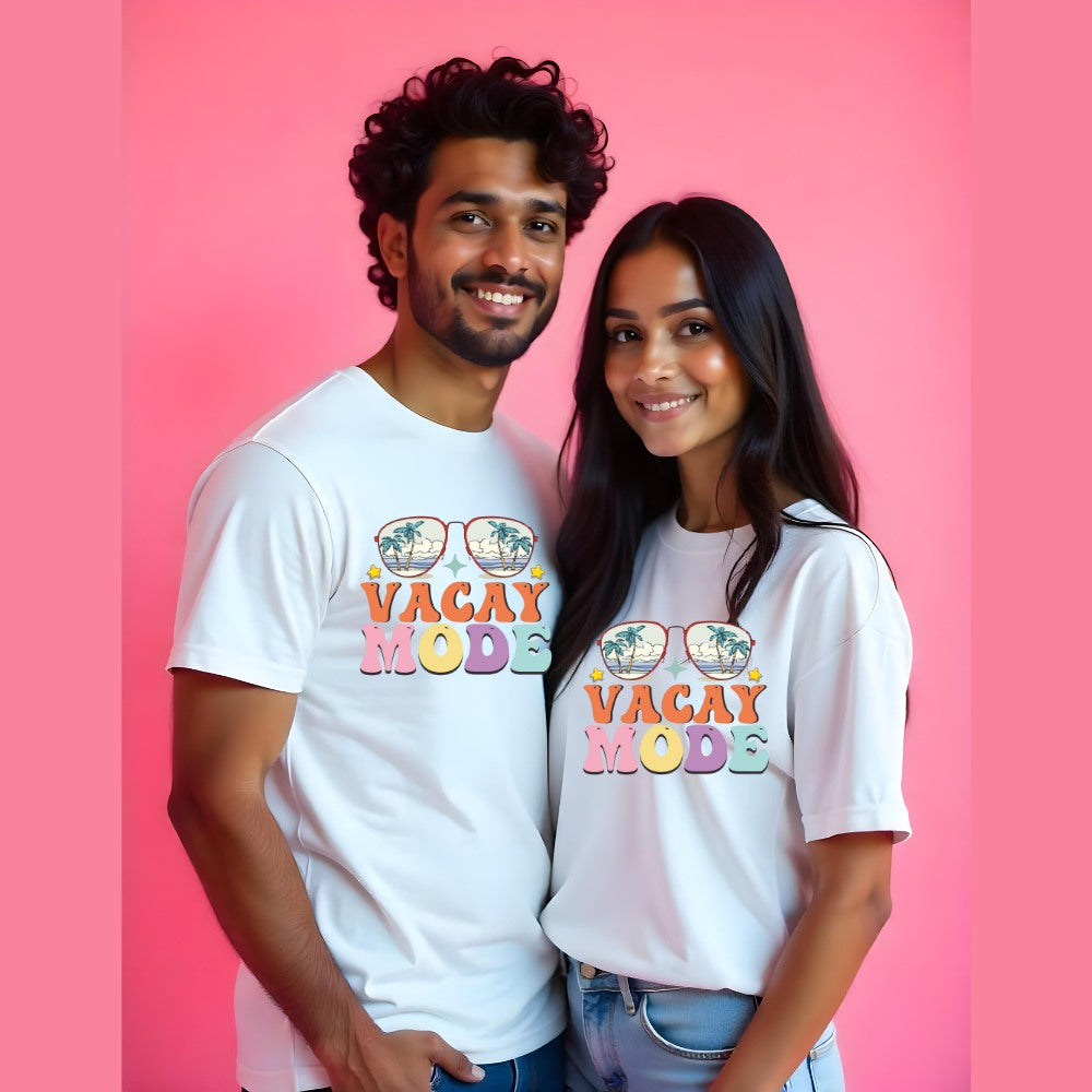 Matching Holiday Mood Tees for Couples