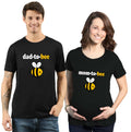 Dad to bee Mom to bee Maternity Couple T-Shirts for Photoshoot