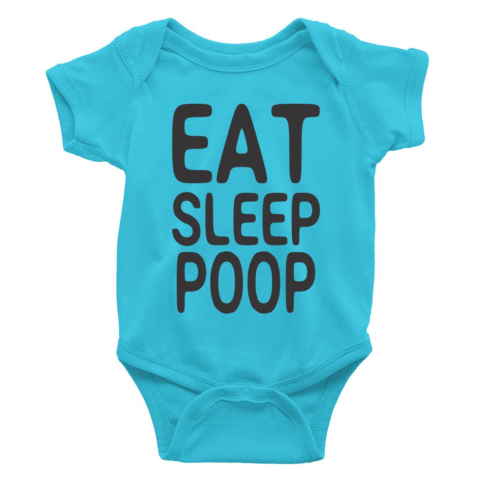 Eat Sleep Poop Rompers