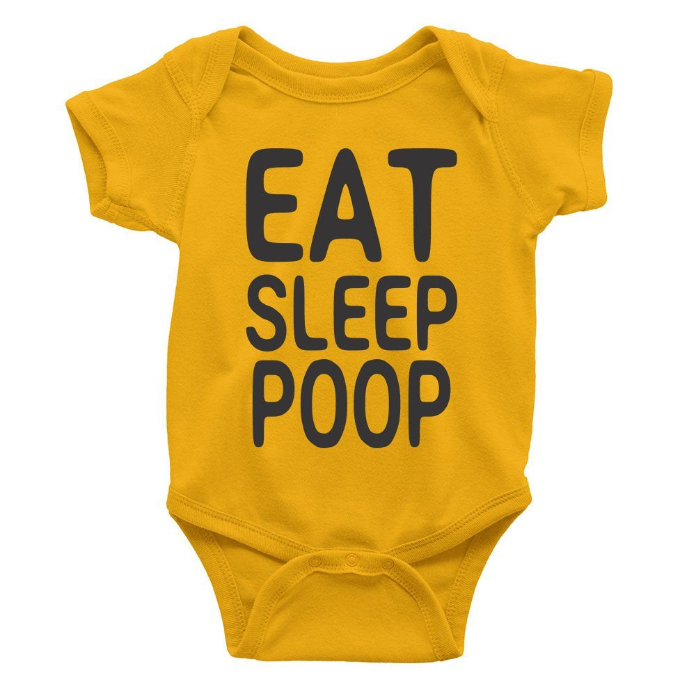 Eat Sleep Poop Rompers