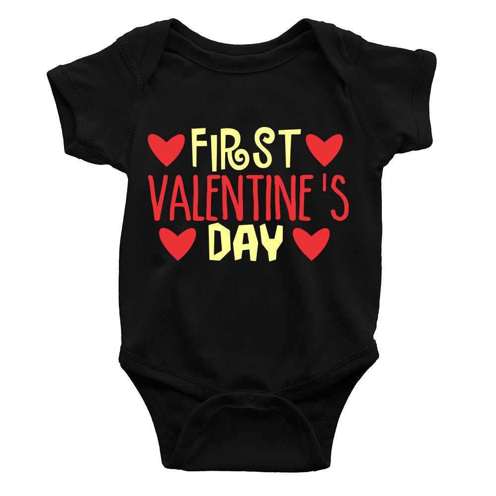 First Valentines Day Rompers