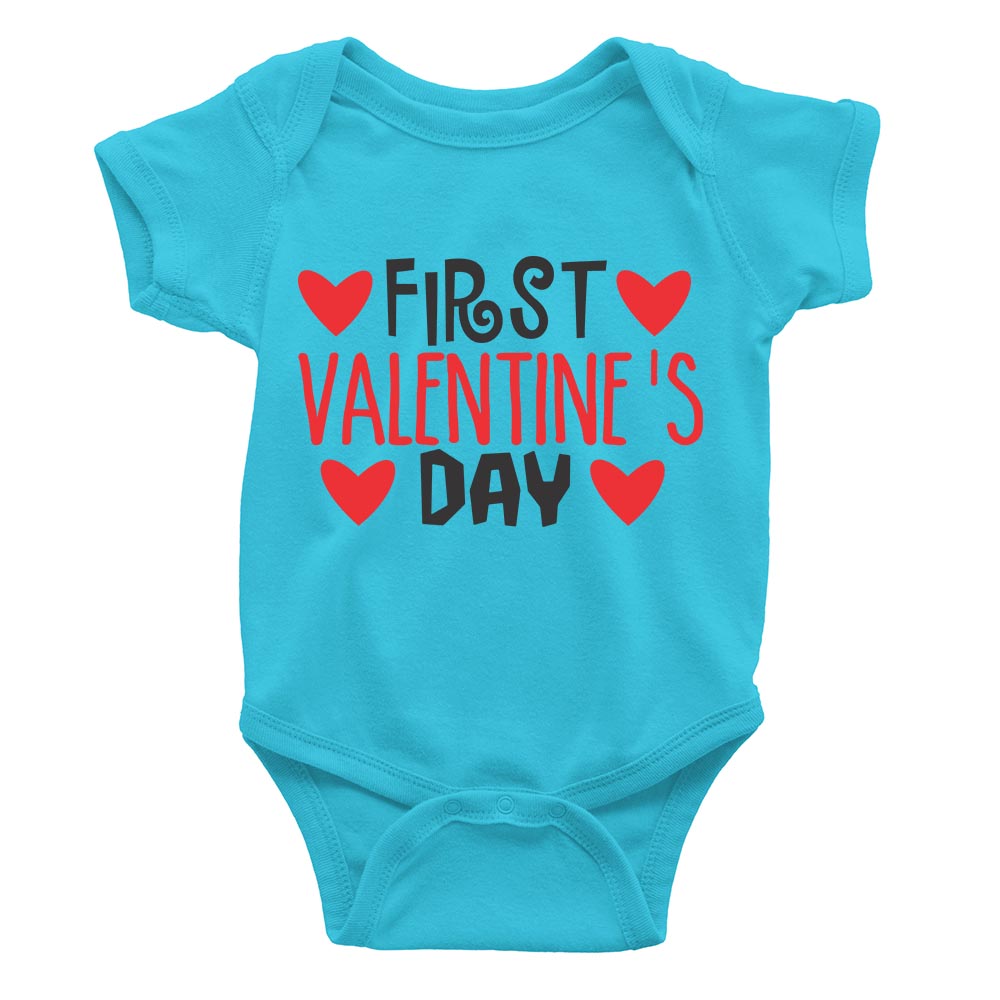 First Valentines Day Rompers