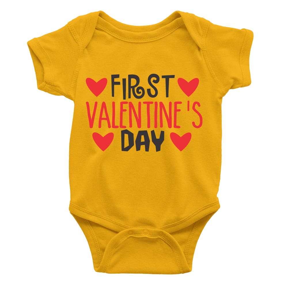 First Valentines Day Rompers