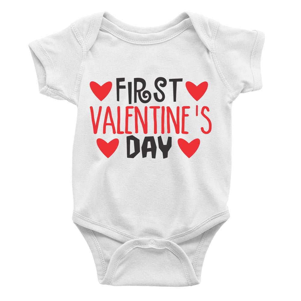 First Valentines Day Rompers