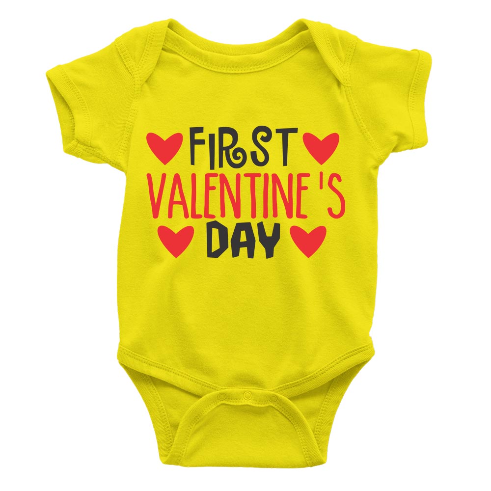 First Valentines Day Rompers
