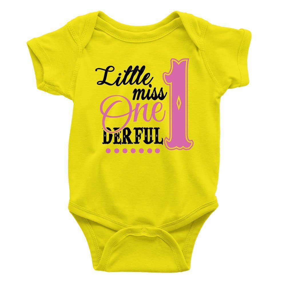 Little Miss One Derful Rompers