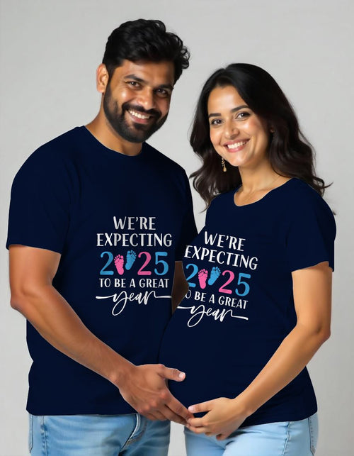 2025 to be a great year - We are expecting Maternity Couple Tshirts